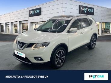 SPOTICAR Nissan X-trail 1.6 Dci 130ch Tekna Euro6 7 Places Occasion - Suv-4x4 Diesel Blanc Lunaire - Normanville - 1203750145_1