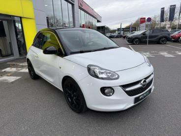 SPOTICAR Opel Adam 1.4 Twinport 87ch Unlimited Start/stop Occasion - Citadine Essence Blanc Saturday White Fever - Vert Saint Denis - 1203790414_3