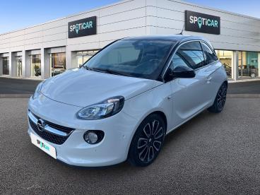 SPOTICAR Opel Adam 1.4 Twinport 87ch Glam Start/stop Occasion - Citadine Essence Blanc Crème White My Fire - Bourgoin Jallieu - 1203807410_1