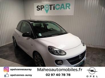SPOTICAR Opel Adam 1.4 Twinport 87ch Glam Start/stop Occasion - Citadine Essence Blanc  Saturday White Fever - Vannes - 1203866612_1
