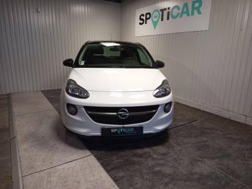 SPOTICAR Opel Adam 1.4 Twinport 87ch Glam Start/stop Occasion - Citadine Essence Blanc  Saturday White Fever - Vannes - 1203866612_2