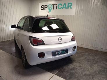 SPOTICAR Opel Adam 1.4 Twinport 87ch Glam Start/stop Occasion - Citadine Essence Blanc  Saturday White Fever - Vannes - 1203866612_3