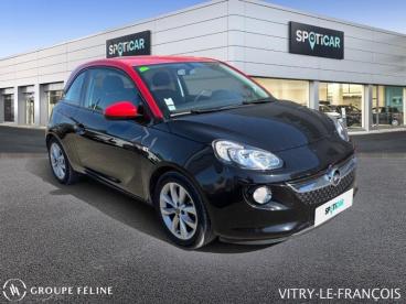 SPOTICAR Opel Adam 1.2 Twinport 70ch Unlimited Occasion - Citadine Essence Noir Black Jack - Vitry le francois - 1203997721_3