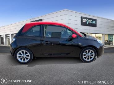 SPOTICAR Opel Adam 1.2 Twinport 70ch Unlimited Occasion - Citadine Essence Noir Black Jack - Vitry le francois - 1203997721_4