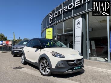 SPOTICAR Opel Adam 1.4 Twinport 87 Easytronic Rocks Occasion - Citadine Essence Blanc - Martigues - 1204148001_1