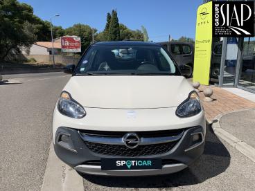 SPOTICAR Opel Adam 1.4 Twinport 87 Easytronic Rocks Occasion - Citadine Essence Blanc - Martigues - 1204148001_2