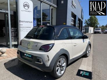 SPOTICAR Opel Adam 1.4 Twinport 87 Easytronic Rocks Occasion - Citadine Essence Blanc - Martigues - 1204148001_4