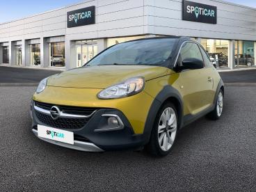 SPOTICAR Opel Adam Rocks 1.4 Twinport 87ch Swingtop Start/stop Occasion - Citadine Essence Jaune - Brest - 1203639384_1