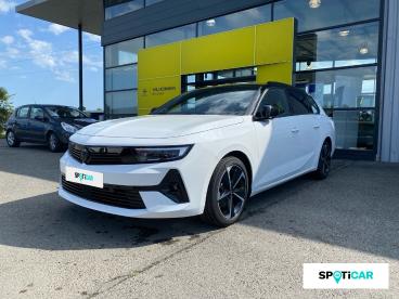 SPOTICAR Opel Astra Sports Tourer 1.5 D 130ch Gs Bva8 Occasion - Break Diesel Blanc Arktis/toit Noir Karbon - Lescar - 1203353863_1