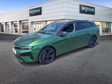 SPOTICAR Opel Astra Sports Tourer 1.2 Turbo Hybrid 145ch Ultimate E-dct 6 Occasion - Break Hybride Vert Klover Métallisé/toit Noir Karbon - St Leonard - 1204098613_1