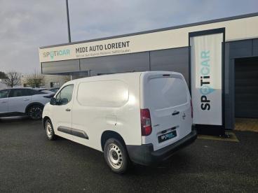 SPOTICAR Opel Combo Cargo Xl 950kg Bluehdi 100 S&s 3places / 14150ht Occasion - Utilitaire Diesel Blanc Icy - Caudan - 1203804009_2