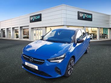 SPOTICAR Opel Corsa Moteur Electrique 136ch Corsa-e Elegance Occasion - Citadine Electrique Bleu - Valence - 1203735330_1