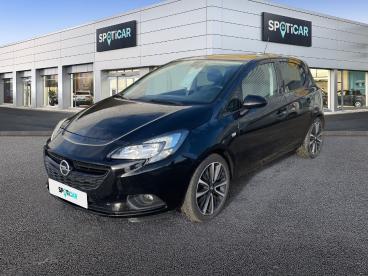 SPOTICAR Opel Corsa 1.4 Turbo 100 Ch Black Edition Occasion - Citadine Essence Noir - Bernay - 1203740261_1