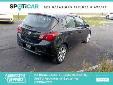 SPOTICAR Opel Corsa 1.4 90ch Edition 5p Occasion - Citadine Essence Noir Profond - Rouxmesnil-bouteilles - 1203741456_5