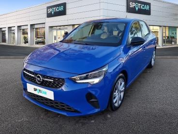 SPOTICAR Opel Corsa 1.5 D 100ch Elegance Business Occasion - Citadine Diesel Bleu Voltaik Métallisé - Le Mans - 1203796182_1