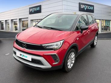 SPOTICAR Opel Crossland 1.2 Turbo 110ch Elegance Occasion - Suv-4x4 Essence Rouge Piment Métallisé/toit Noir - Roncq - 1203790533_1
