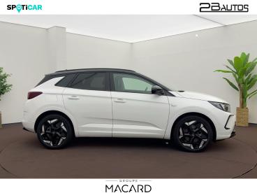 SPOTICAR Opel Grandland 1.6 Turbo 300ch Hybride Gse 4x4 Occasion - Suv-4x4 Hybride Rechargeable Blanc Arktis Brillant/toit Noir Karbon - Auch - 1204101661_4