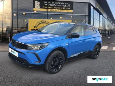 SPOTICAR Opel Grandland 1.2 Turbo 130ch Gs Bva8 Occasion - Suv-4x4 Essence Bleu Kobalt Métal Prem/toit Noir Karbon - Reims - 1204196569_1