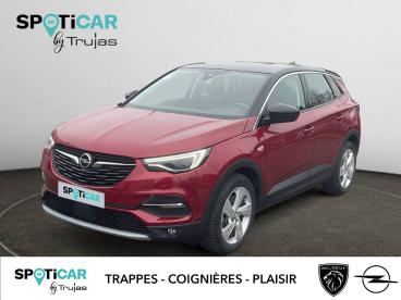 SPOTICAR Opel Grandland X Hybrid 225 Ch Bva8 Elegance Business Occasion - Suv-4x4 Hybride Rechargeable Rouge - Plaisir - 1203385011_1