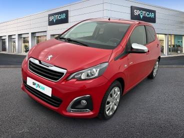 SPOTICAR Peugeot 108 Vti 72 Style S&s 4cv 5p Occasion - Citadine Essence Rouge Scarlet (o) - Grenoble - 1203748233_1