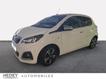 SPOTICAR Peugeot 108 1.2 Puretech Allure Top 5p Occasion - Citadine Essence Blanc Lipizan - Voujeaucourt - 1203752611_1