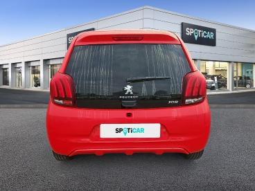 SPOTICAR Peugeot 108 Vti 72ch S&s Bvm5 Style Occasion - Citadine Essence Rouge - Vire - 1203765702_5