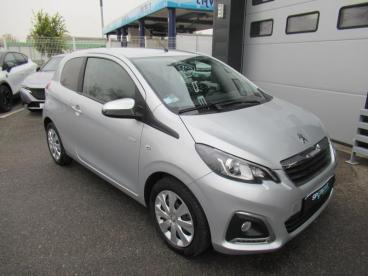 SPOTICAR Peugeot 108 Vti 72 Style S&s 4cv 3p Occasion - Citadine Essence Gris Gallium (m) - Breuillet - 1203770744_1