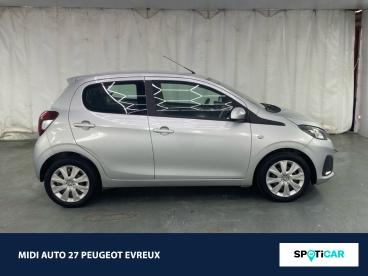 SPOTICAR Peugeot 108 1.2 Puretech Active 5p Occasion - Citadine Essence Gris Gallium - Normanville - 1203817694_4