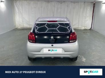 SPOTICAR Peugeot 108 1.2 Puretech Active 5p Occasion - Citadine Essence Gris Gallium - Normanville - 1203817694_5