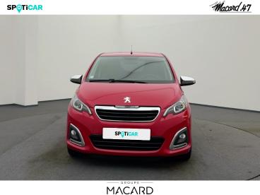 SPOTICAR Peugeot 108 Vti 72 Style S&s 4cv 3p Occasion - Citadine Essence Peinture Opaque Rouge Scarlet - Bias - 1203837834_2