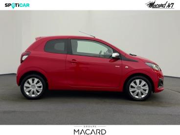 SPOTICAR Peugeot 108 Vti 72 Style S&s 4cv 3p Occasion - Citadine Essence Peinture Opaque Rouge Scarlet - Bias - 1203837834_4