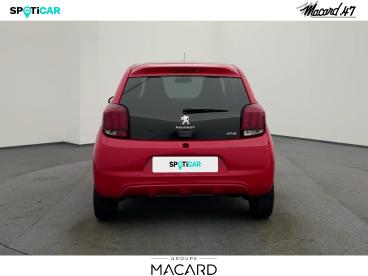 SPOTICAR Peugeot 108 Vti 72 Style S&s 4cv 3p Occasion - Citadine Essence Peinture Opaque Rouge Scarlet - Bias - 1203837834_5