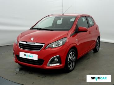 SPOTICAR Peugeot 108 Vti 72 Allure Bmp5 5p Occasion - Citadine Essence Rouge Scarlet (o) - Bourg En Bresse - 1203872610_1
