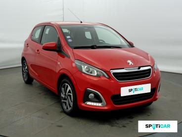 SPOTICAR Peugeot 108 Vti 72 Allure Bmp5 5p Occasion - Citadine Essence Rouge Scarlet (o) - Bourg En Bresse - 1203872610_3