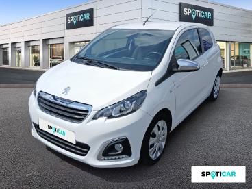SPOTICAR Peugeot 108 Vti 72ch S&s Bvm5 Style Occasion - Citadine Essence Blanc - St Geosmes - 1203880030_1