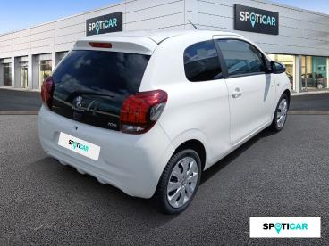 SPOTICAR Peugeot 108 Vti 72ch S&s Bvm5 Style Occasion - Citadine Essence Blanc - St Geosmes - 1203880030_3