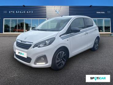SPOTICAR Peugeot 108 1.2 Puretech Allure 5p Occasion - Citadine Essence Blanc Lipizan - Limoges - 1203880668_1