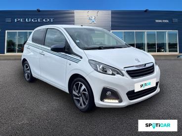 SPOTICAR Peugeot 108 1.2 Puretech Allure 5p Occasion - Citadine Essence Blanc Lipizan - Limoges - 1203880668_3