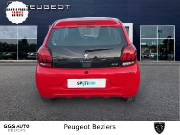 SPOTICAR Peugeot 108 Vti 72ch S&s Bvm5 Like Occasion - Citadine Essence Rouge - Beziers - 1203883680_5