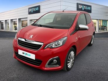 SPOTICAR Peugeot 108 Vti 72ch S&s Bvm5 Style Occasion - Citadine Essence Rouge - Montigny Le Bretonneux - 1203912258_1