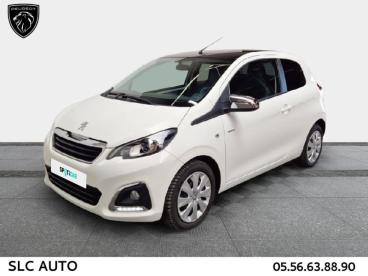 SPOTICAR Peugeot 108 Vti 72 Style S&s 4cv 3p Occasion - Citadine Essence Blanc Lipizan - Langon - 1203925103_1