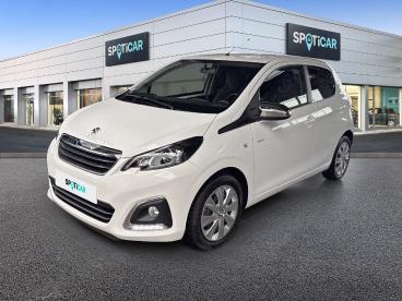 SPOTICAR Peugeot 108 Vti 72ch S&s Bvm5 Style Occasion - Citadine Essence Blanc - St Etienne - 1203939184_1
