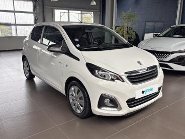 SPOTICAR Peugeot 108 Vti 72ch S&s Bvm5 Style Occasion - Citadine Essence Blanc - St Etienne - 1203939184_3