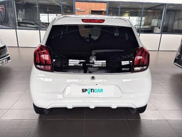 SPOTICAR Peugeot 108 Vti 72ch S&s Bvm5 Style Occasion - Citadine Essence Blanc - St Etienne - 1203939184_5