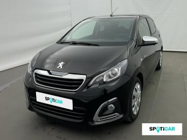 SPOTICAR Peugeot 108 Vti 72 Style S&s 4cv 5p Occasion - Citadine Essence Noir Caldera (m) - Bourg En Bresse - 1203949732_1