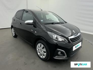 SPOTICAR Peugeot 108 Vti 72 Style S&s 4cv 5p Occasion - Citadine Essence Noir Caldera (m) - Bourg En Bresse - 1203949732_3