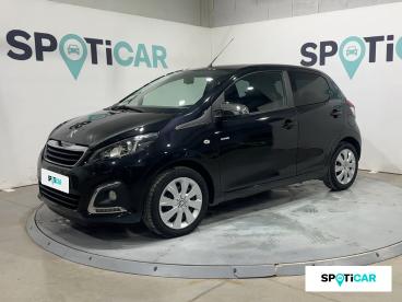SPOTICAR Peugeot 108 Vti 72ch S&s Bvm5 Style Occasion - Citadine Essence Noir Caldera - Sainte Bazeille - 1203965347_1
