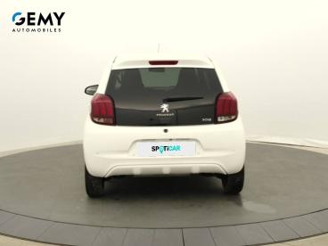SPOTICAR Peugeot 108 Vti 72ch S&s Bvm5 Style Occasion - Citadine Essence Blanc - Vannes - 1203969799_5