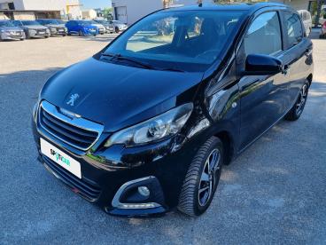 SPOTICAR Peugeot 108 Vti 72ch Bvm5 Allure Occasion - Citadine Essence Noir - Marseille Cedex 8 - 1203974564_1