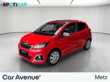 SPOTICAR Peugeot 108 Vti 72 Top! Style S&s 5p Occasion - Citadine Essence Rouge Scarlet (o) - Metz - 1203976150_1